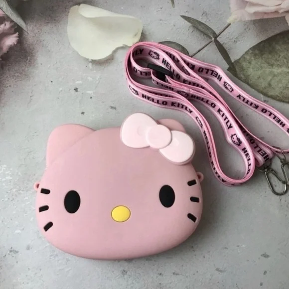 NEW Mini Silicone Hello Kitty Crossbody - Picture 5 of 7
